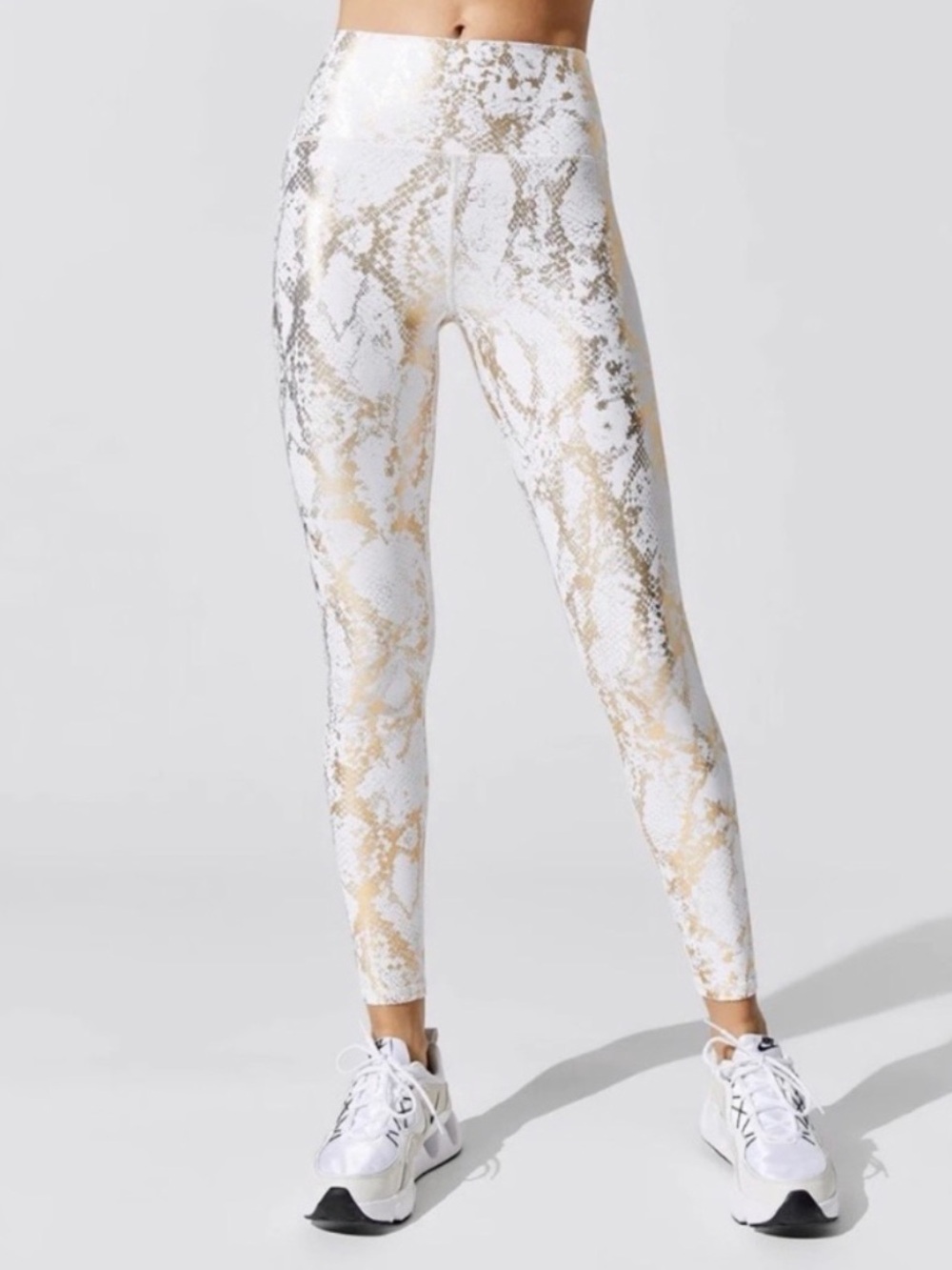 Carbon38 Marble Shine Leggings XS